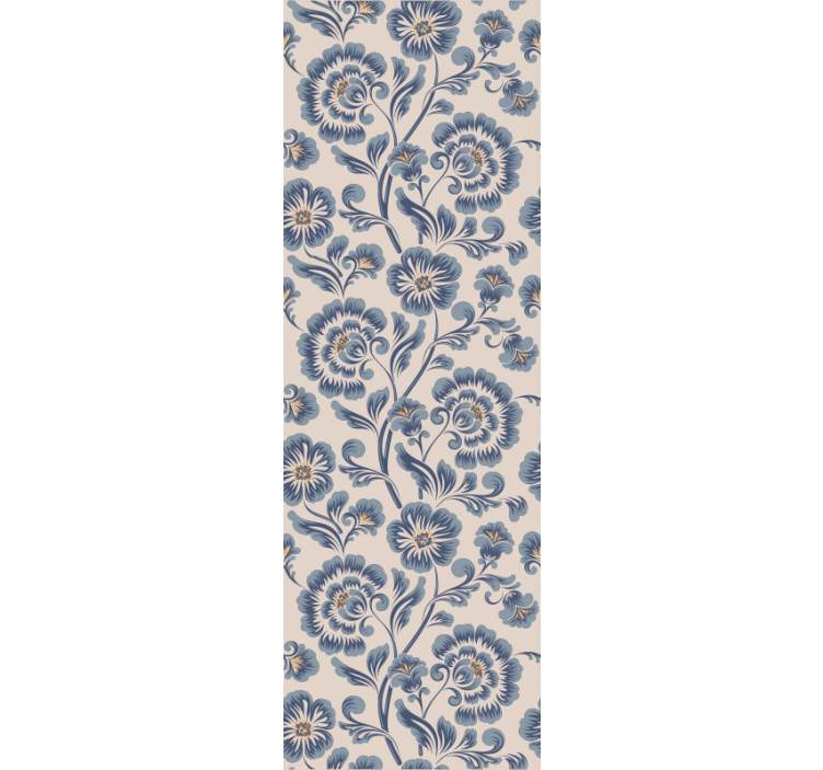Floral Damask Elegance floral wallpaper - TenStickers