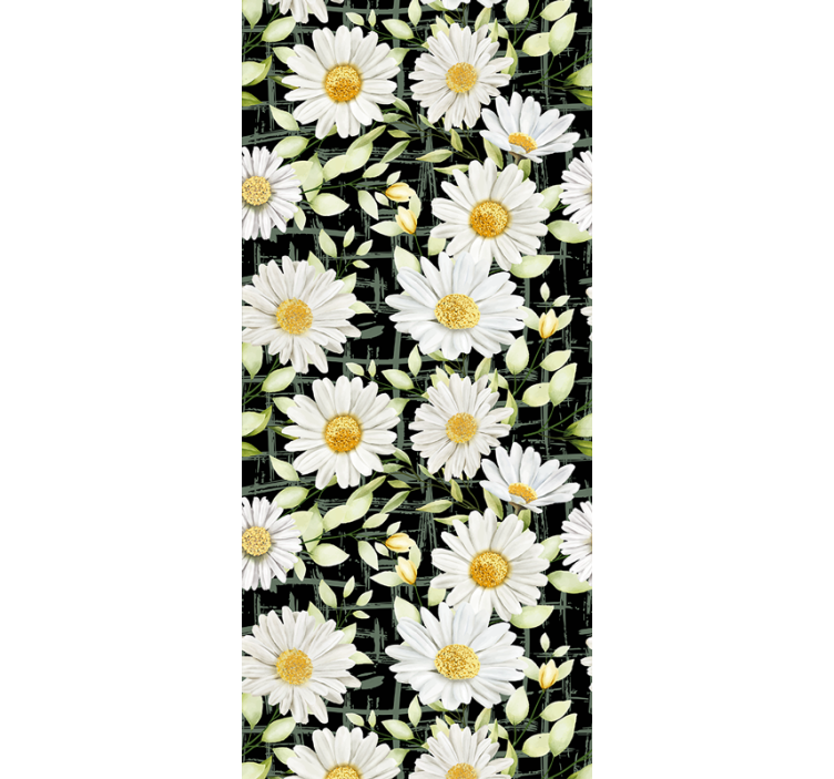 Daisy Floral Display flowers wallpaper - TenStickers