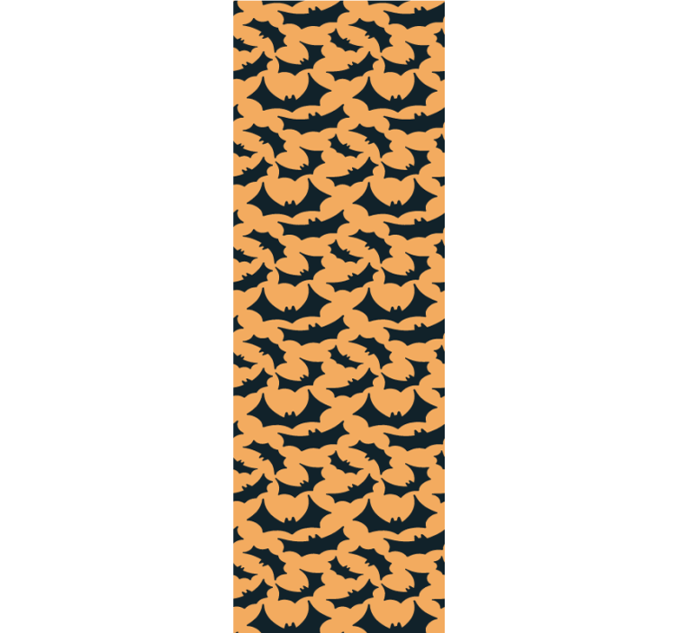 Halloween Bats Pattern cute halloween wallpaper - TenStickers