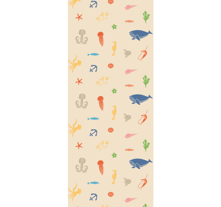 Marine Life Motifs animal wallpaper - TenStickers