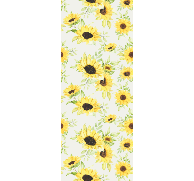 Sunflower Delight flowers wallpaper - TenStickers