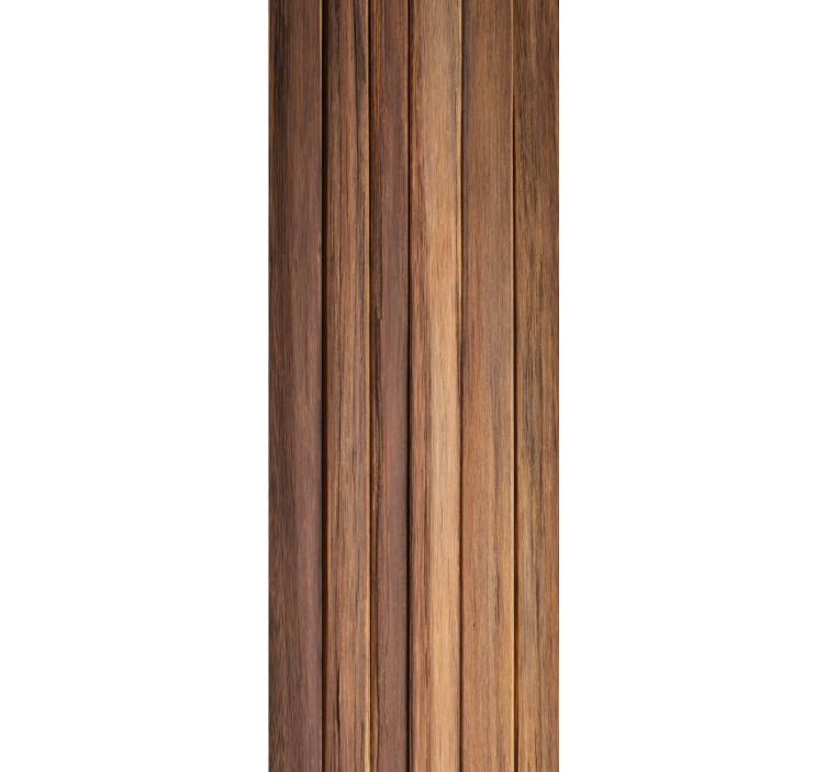 Wood Plank Panels wood effect wallpaper - TenStickers