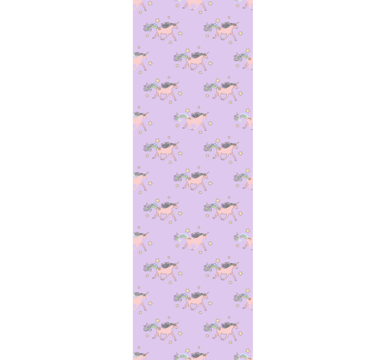 Unicorn Fantasy Vibes animals wallpaper - TenStickers