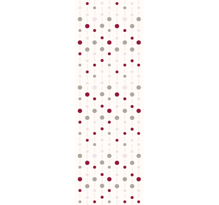 Pastel color dots with lines Modern Wallpaper - TenStickers