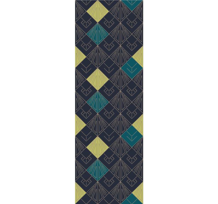 Geometric Patterned Decor wallpaper geometric - TenStickers