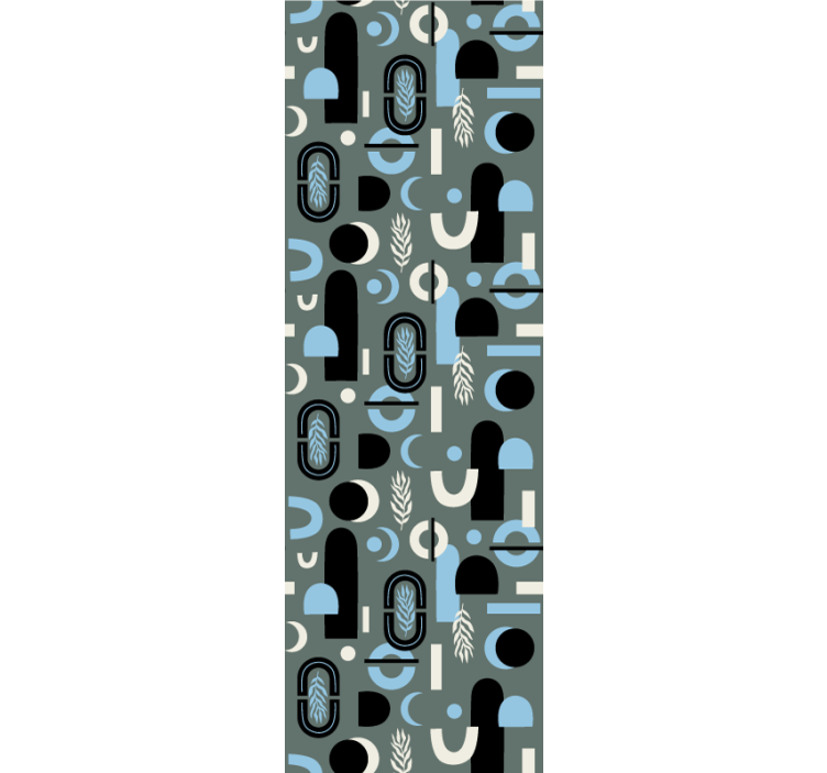 Geometric abstract shape Childrens Wallpaper - TenStickers