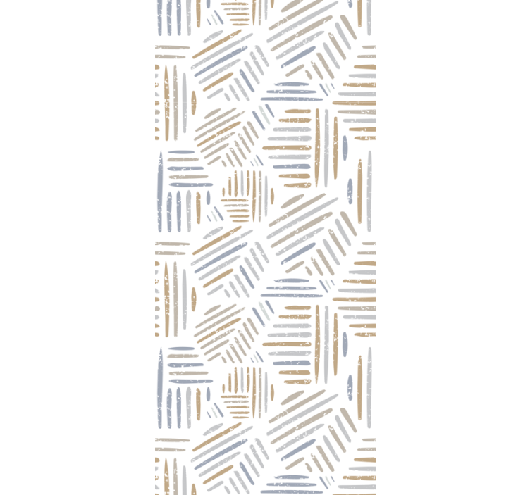 Abstract Linear Pattern wallpaper geometric - TenStickers