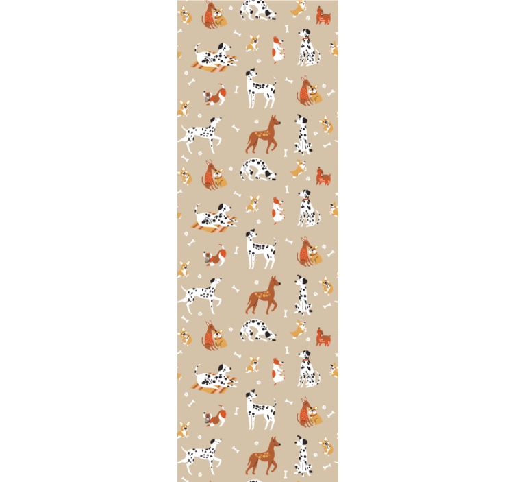 Whimsical Animal Motifs animals wallpaper - TenStickers