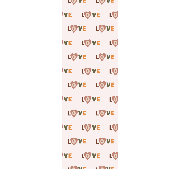 Love Text Pattern lettering wallpaper - TenStickers