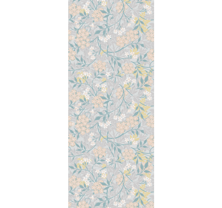80's floral elegant pattern Vintage Wallpaper - TenStickers