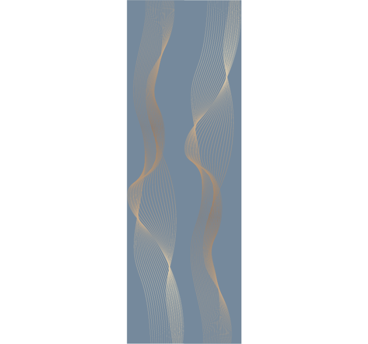 Ethereal Waves abstract wallpaper - TenStickers