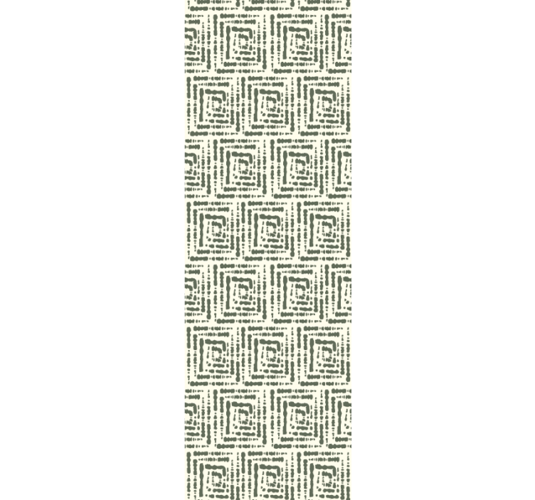 Geometric Patterned Shape textured wallpaper - TenStickers