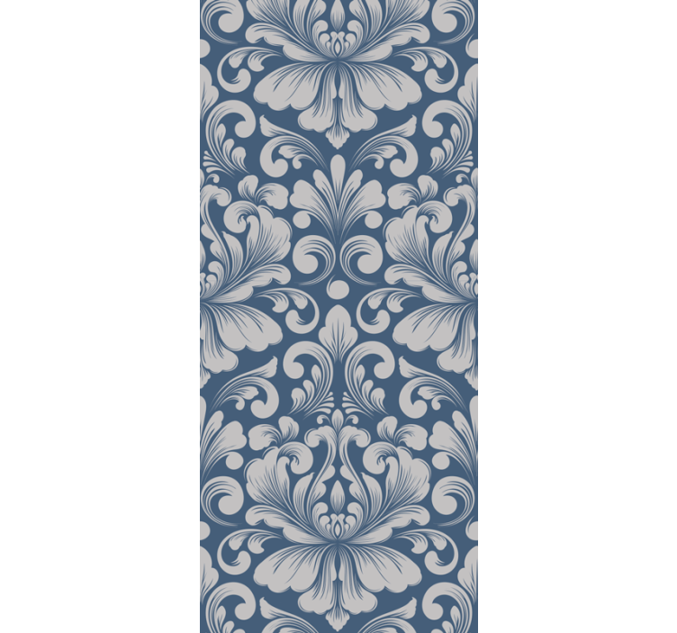 Floral wallpaper with chic flower design - TenStickers