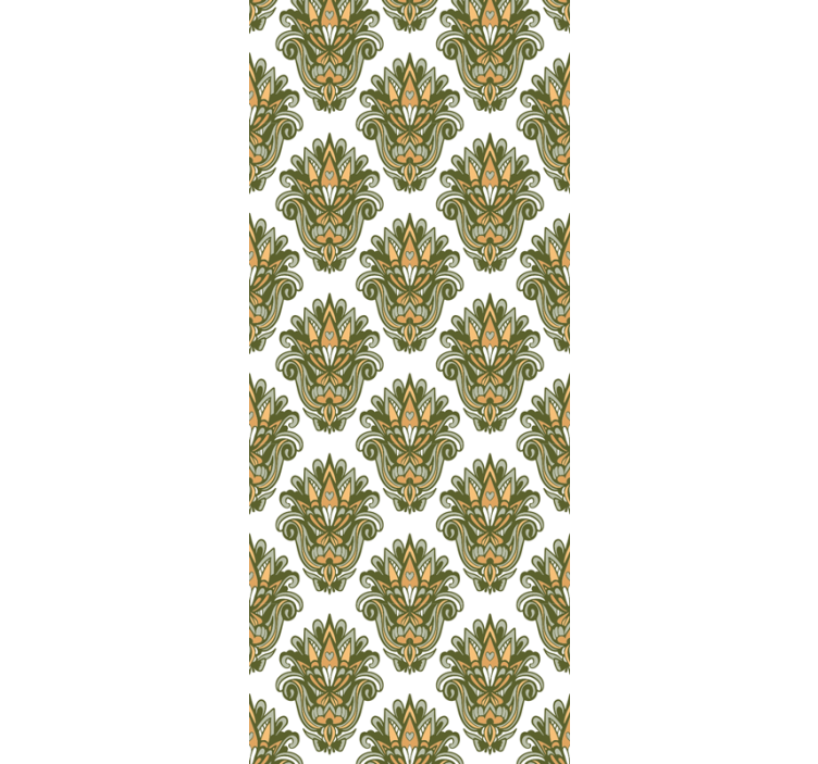 Floral wallpaper elegant floral design - TenStickers