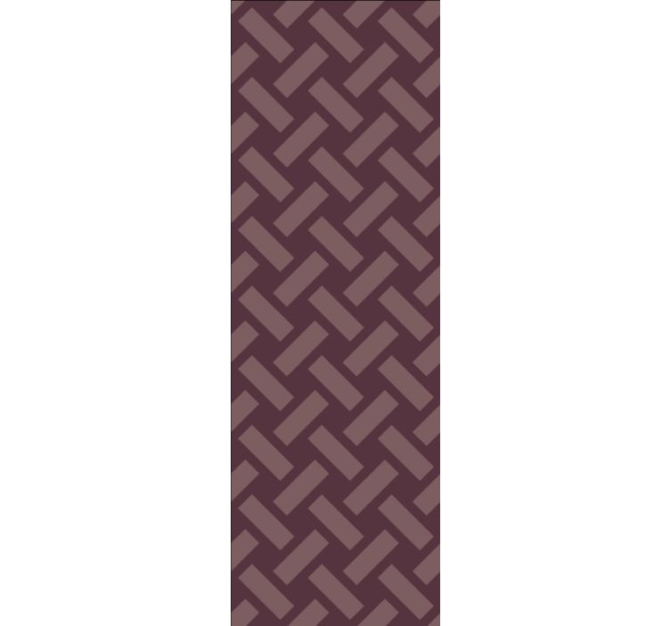 Geometric purple squared pattern wallpaper - TenStickers