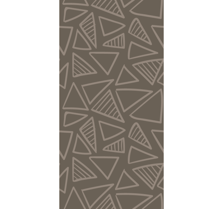 Stylish Triangle Pattern wallpaper geometric - TenStickers