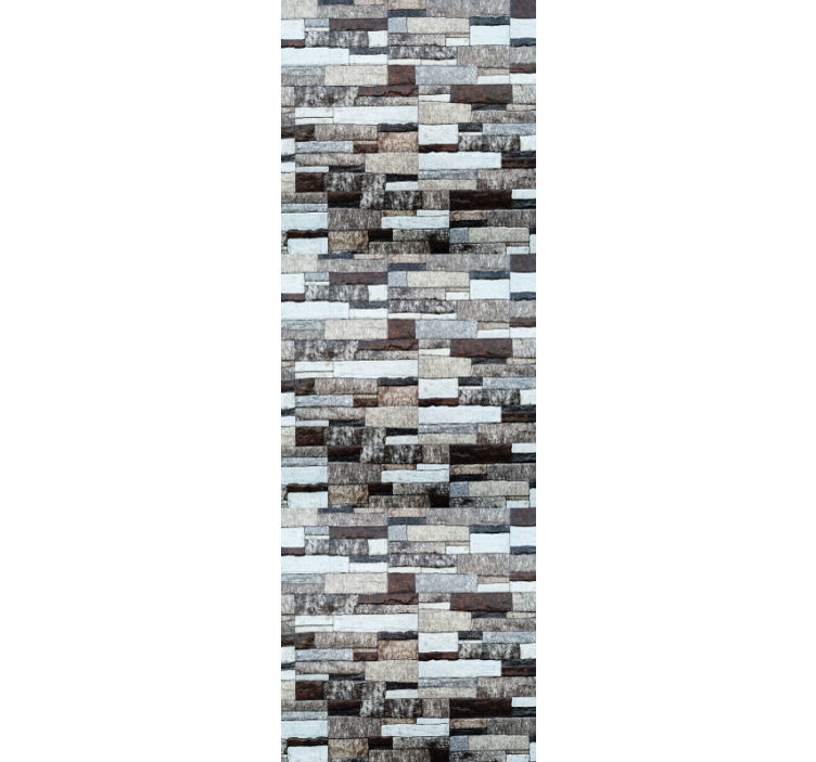 Elegant gray stone imitation Stone Wallpaper - TenStickers