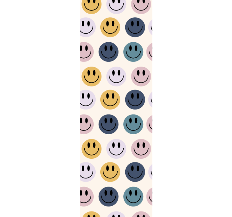 Happy Smile Faces custom wallpaper - TenStickers