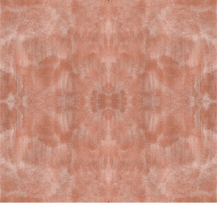 Faux linen terracotta wallpaper - TenStickers