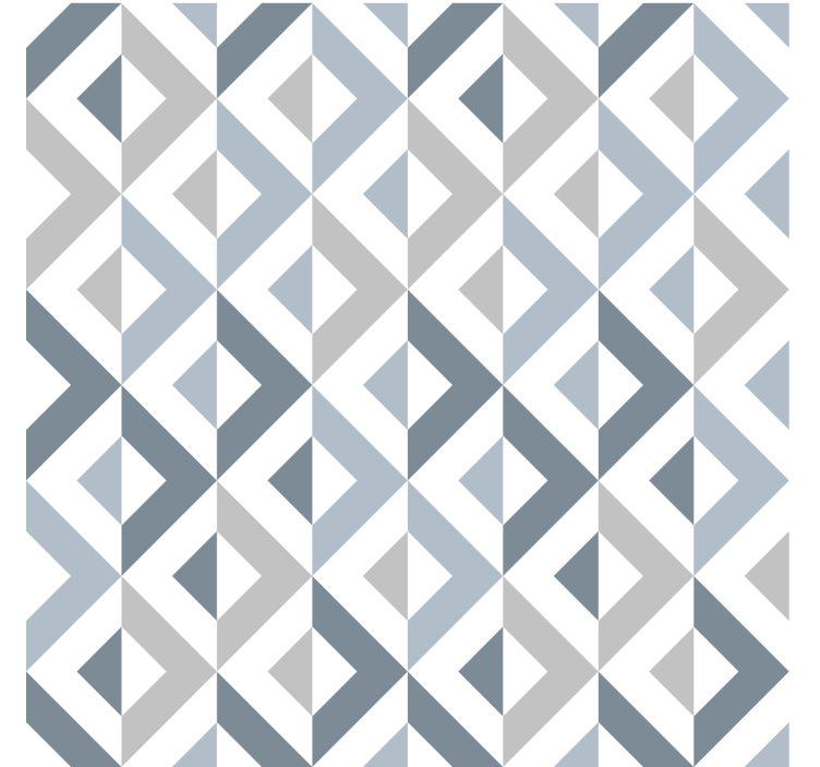 Textil effect geometric wallpaper - TenStickers