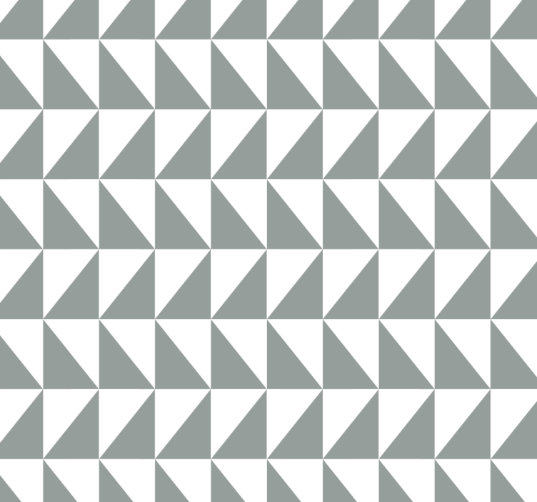 Grey geometric pattern wallpaper office - TenStickers