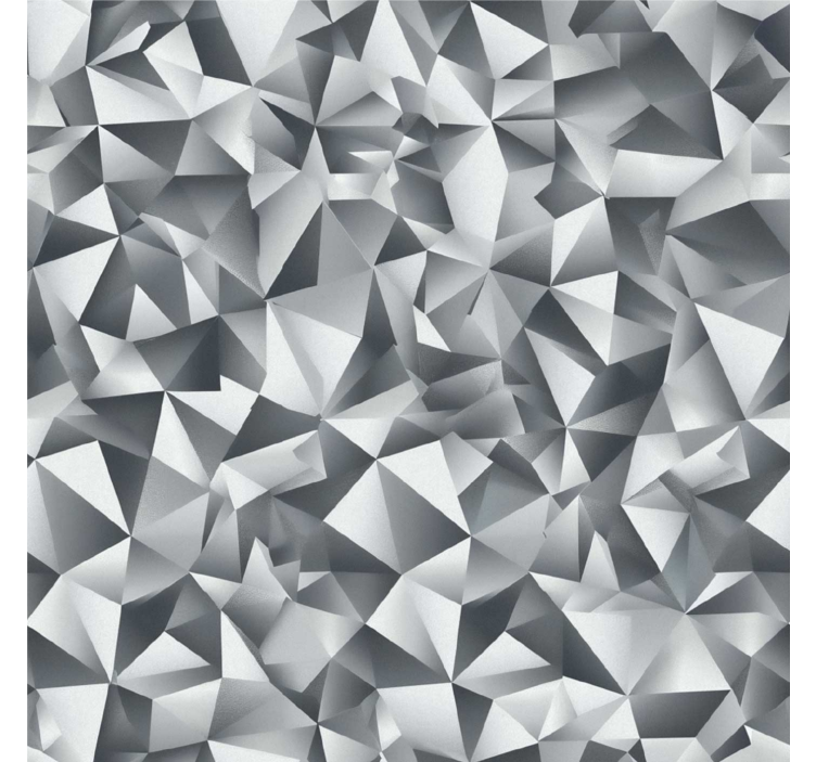 Gray diamonds contemporary wallpaper - TenStickers