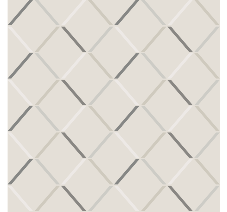 Nordic rhombuses contemporary wallpaper - TenStickers