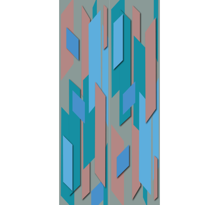 Blue Lagoon Abstract Wallpaper - TenStickers