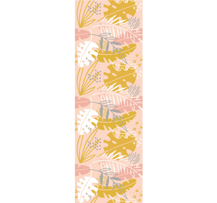 Tropical Leaf Collection flowers wallpaper - TenStickers