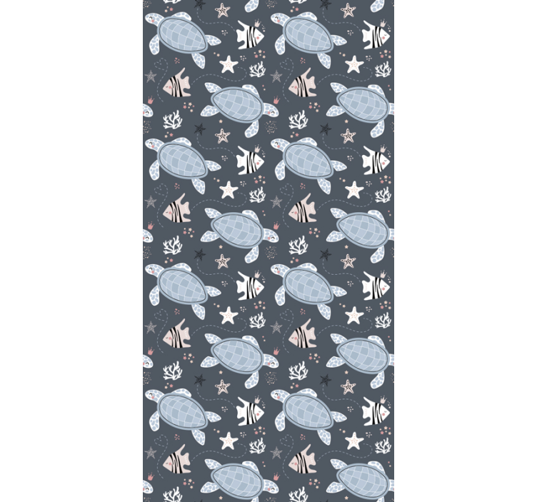 Sea Creatures Design animals wallpaper - TenStickers