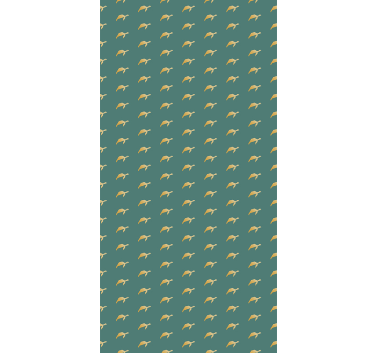 Small turtles pattern animals wallpaper - TenStickers