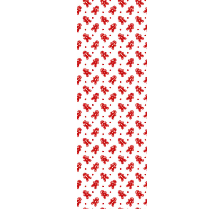 Christmas Cookies Living Room Wallpaper - TenStickers