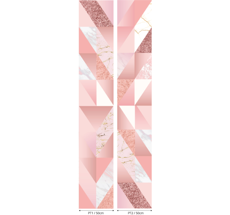 Pink marble texture Marble Wallpaper - TenStickers