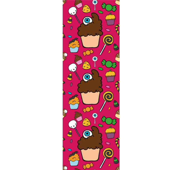 Sweet Treats Theme nursery room wallpaper - TenStickers