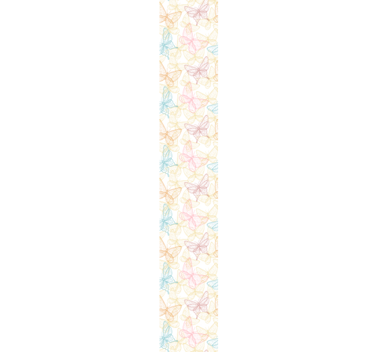 Butterfly Outlines butterflies wallpaper - TenStickers