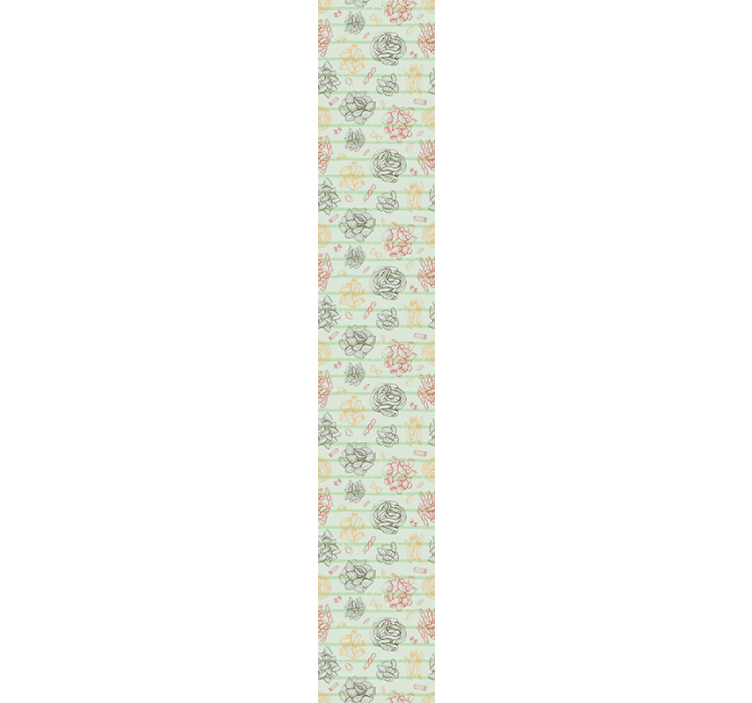 Succulent Arrangement floral wallpaper - TenStickers