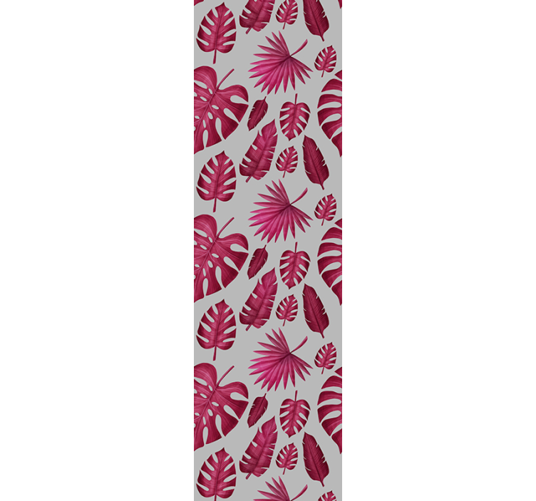 Tropical Leaf Pattern leaves wallpaper - TenStickers