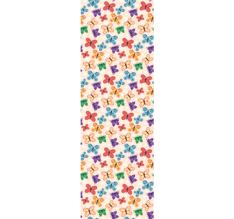 Colorful butterflies animal wallpaper - TenStickers