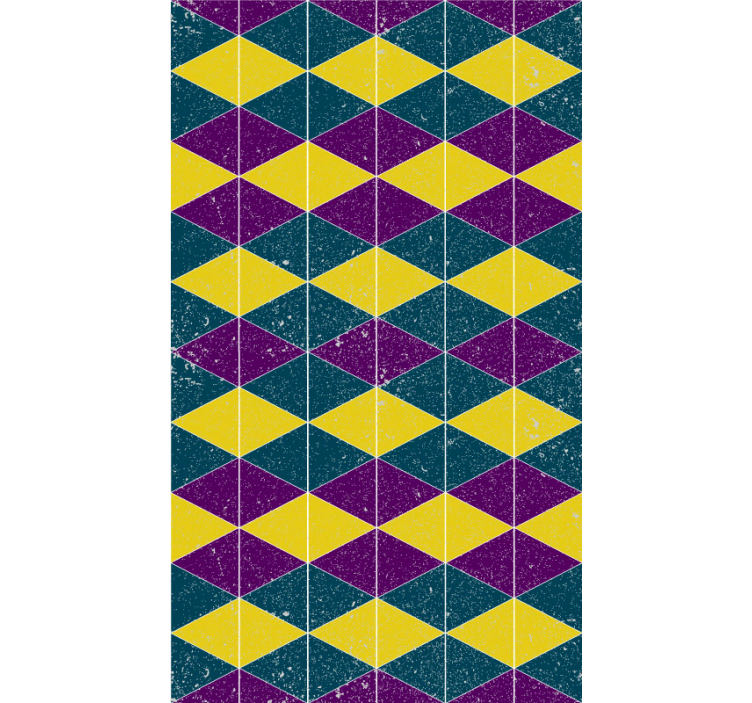 Geometric Patterned Design wallpaper geometric - TenStickers