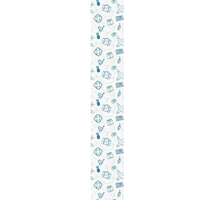 Travel Theme Elements wallpaper childrens room - TenStickers