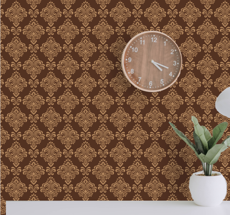 Ornate Floral Patterns baroque wallpaper - TenStickers