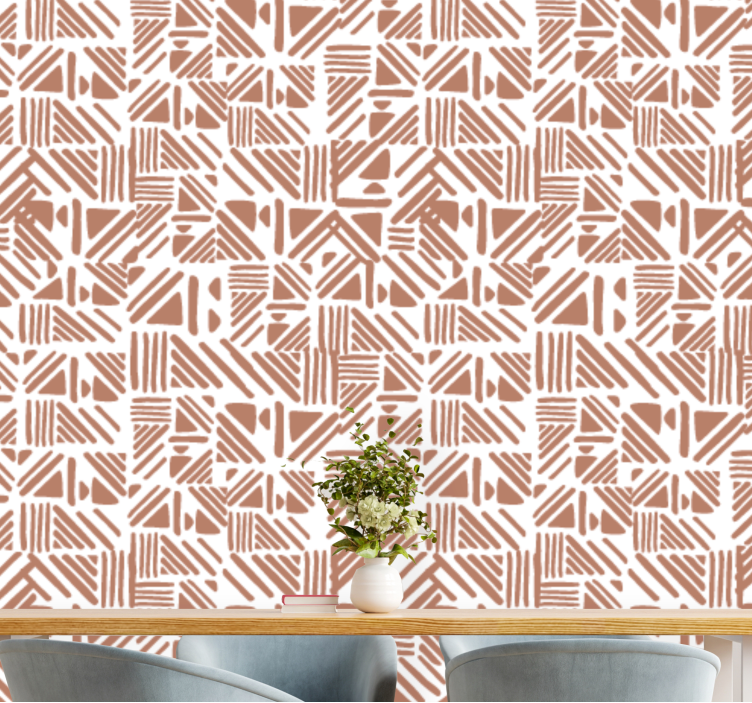 Abstract Geometric Patterns wallpaper geometric - TenStickers