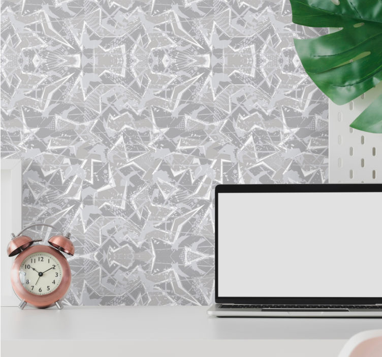 Abstract Pattern wallpaper geometric - TenStickers