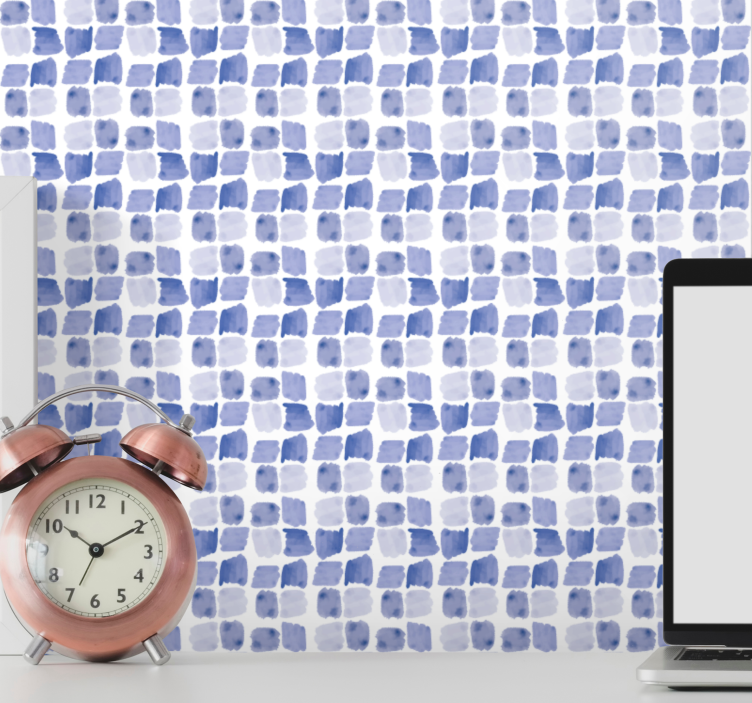 Abstract Pebble Pattern polka dots wallpaper - TenStickers