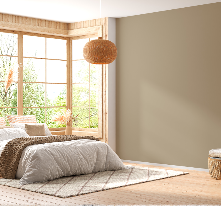 Beige tone design wallpaper - TenStickers