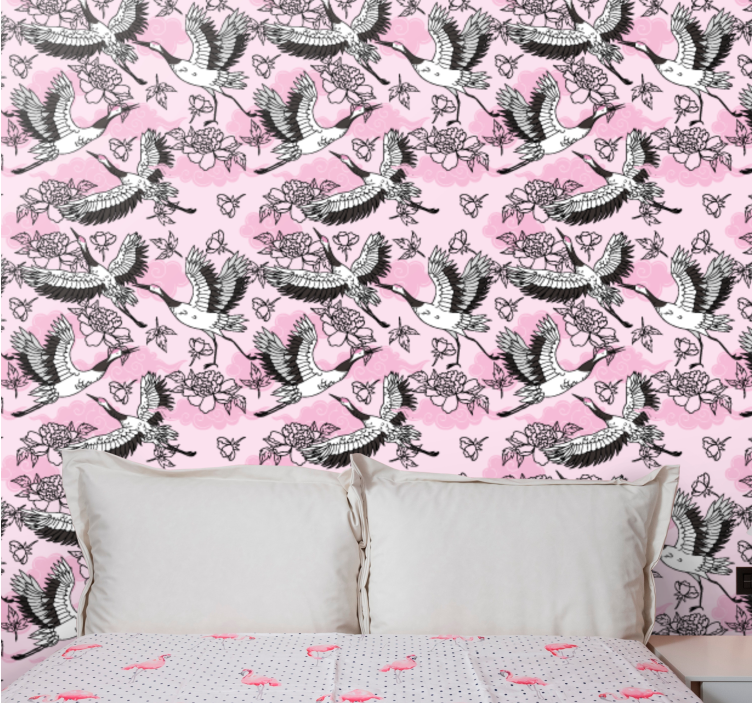 Butterfly Flight Pattern animals wallpaper - TenStickers