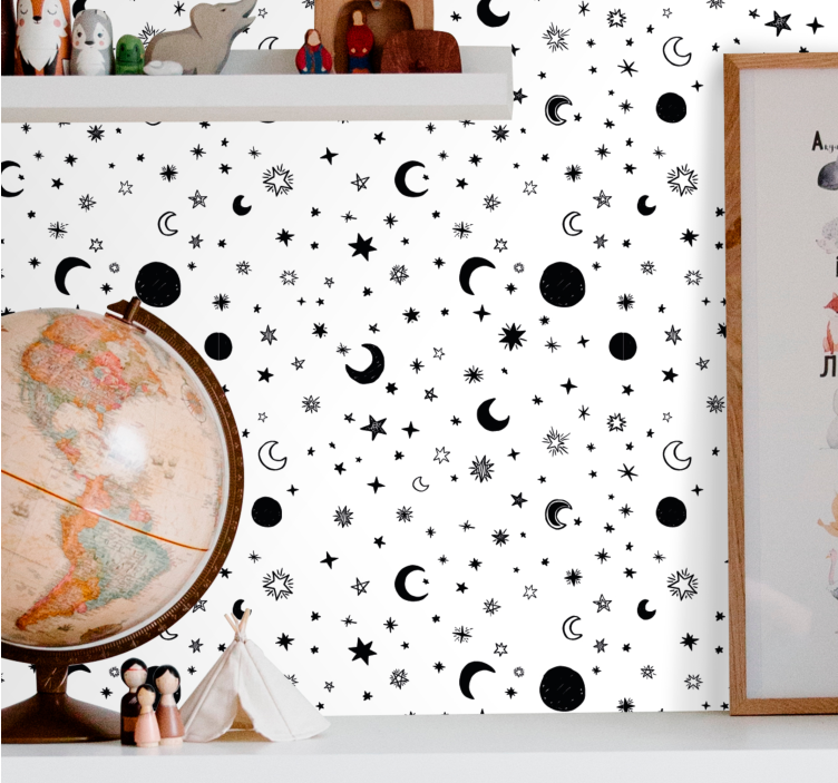 Celestial Night Sky star wallpaper - TenStickers