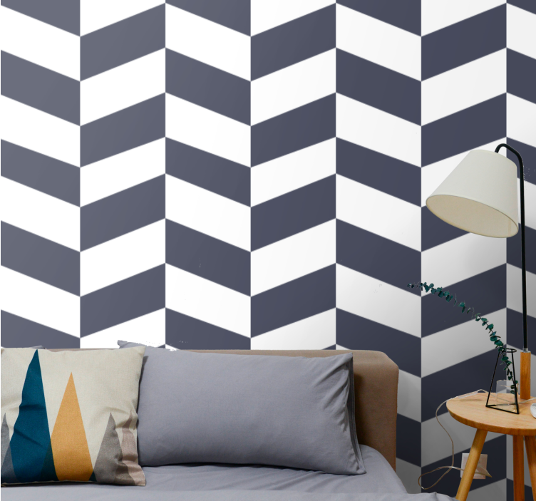 Chevron Arrow Shapes wallpaper geometric - TenStickers