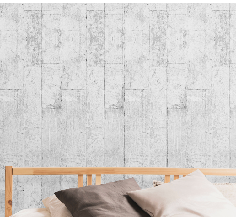 Distressed Brickwork stone effect wallpaper - TenStickers