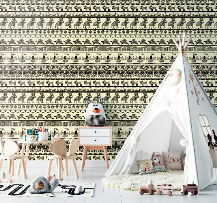 Egyptian Animal Motifs animals wallpaper - TenStickers